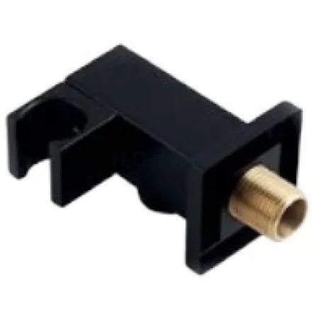 Соединение для душа с держателем Grocenberg GB188 Черный матовый