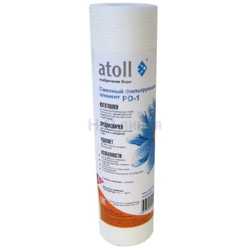 Картридж atoll PD-1 (вспен. полипропилен) Картридж atoll PD-1 (вспен. полипропилен)