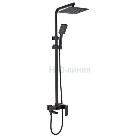 Душевая система Grocenberg GB7008 Черный матовый