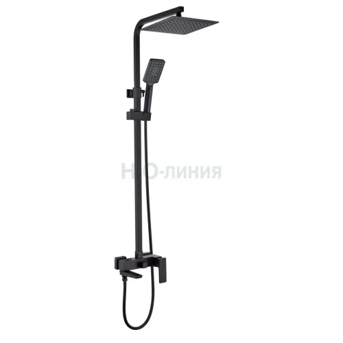 Душевая система Grocenberg GB7008 Черный матовый