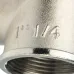 Угольник STOUT НВ никелированный 1 1/4 Угольник STOUT НВ никелированный 1 1/4