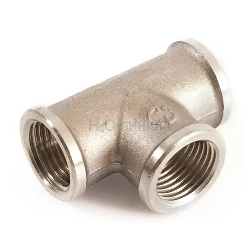 Тройник STOUT ВВ никелированный 1/4