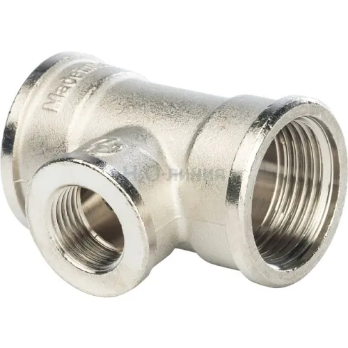 Тройник STOUT ВВ переходной никелированный 1 X1/2X1