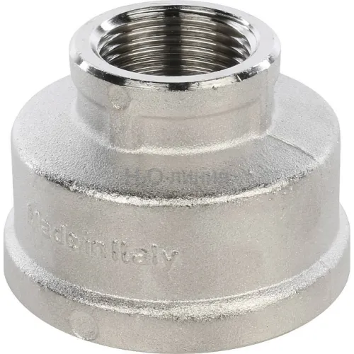 Муфта STOUT ВВ переходная никелированная 1 1/2X1/2