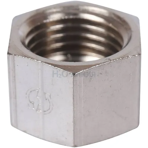 Заглушка STOUT ВР никелированная 1/4