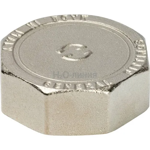 Заглушка STOUT ВР никелированная 1 1/2