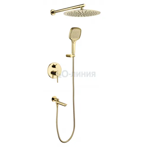 Душевая система Grocenberg GB5001 Золото