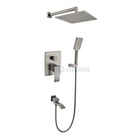 Душевая система скрытого монтажа Grocenberg GB5007BG Графит