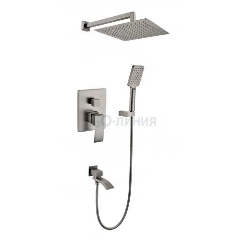 Душевая система скрытого монтажа Grocenberg GB5007BG Графит