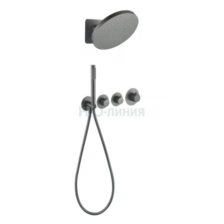 Душевая система скрытого монтажа Grocenberg GB5020BG  с Термостатом Vernet (Франция)