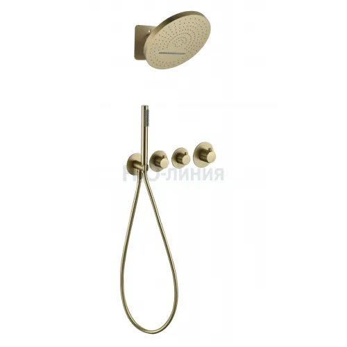 Душевая система скрытого монтажа Grocenberg GB5020MG  с Термостатом Vernet (Франция)