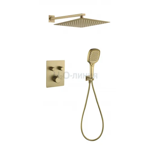 Душевая система скрытого монтажа Grocenberg GB5040MG с Термостатом Vernet (Франция)