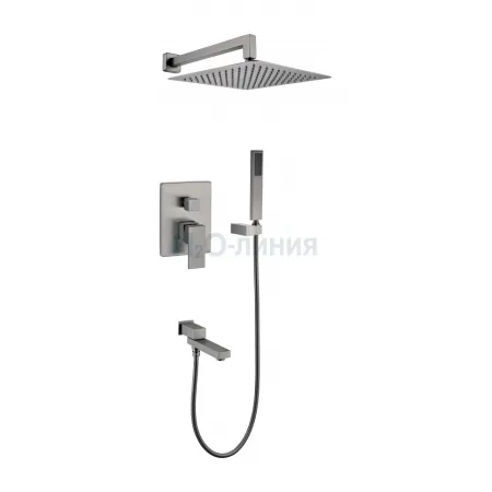 Душевая система скрытого монтажа Grocenberg GB5089BG-1 Графит Душевая система скрытого монтажа Grocenberg GB5089BG-1 Графит