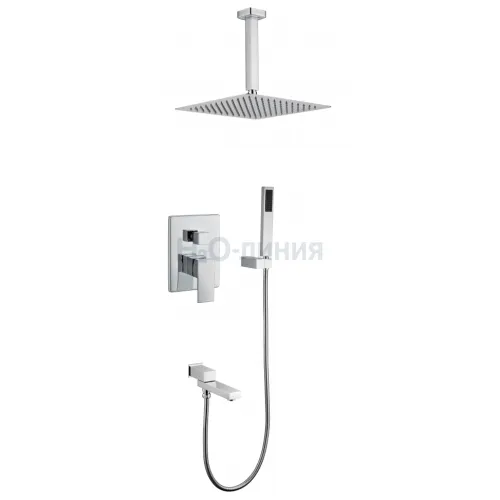 Душевая система скрытого монтажа Grocenberg GB5089CR-2 Хром