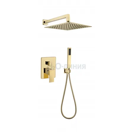 Душевая система скрытого монтажа Grocenberg GB5089GO-3 Золото Душевая система скрытого монтажа Grocenberg GB5089GO-3 Золото