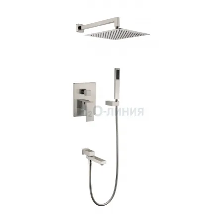 Душевая система скрытого монтажа Grocenberg GB5089NK-1 Никель Душевая система скрытого монтажа Grocenberg GB5089NK-1 Никель