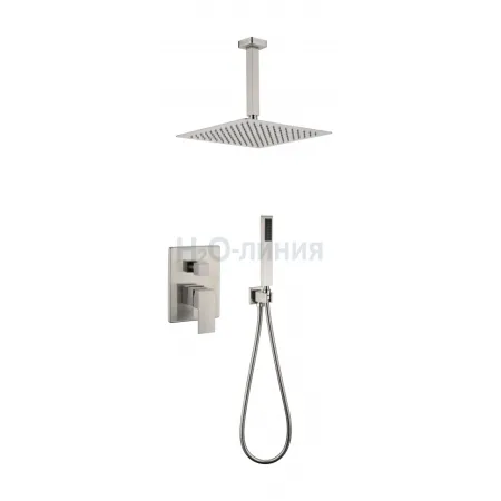 Душевая система скрытого монтажа Grocenberg GB5089NK-4 Никель Душевая система скрытого монтажа Grocenberg GB5089NK-4 Никель