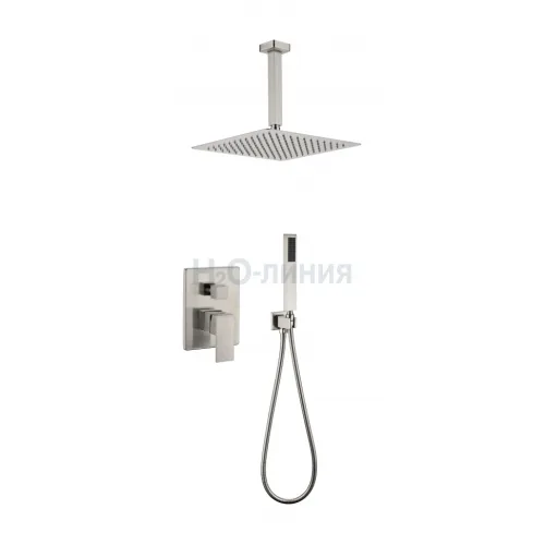 Душевая система скрытого монтажа Grocenberg GB5089NK-4 Никель