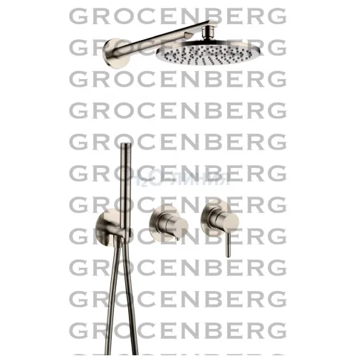 Душевой комплект Grocenberg GB5090NK Никель