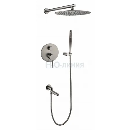 Душевая система скрытого монтажа Grocenberg GB5099BG-1 Графит Душевая система скрытого монтажа Grocenberg GB5099BG-1 Графит