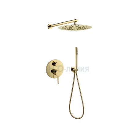 Душевая система скрытого монтажа Grocenberg GB5099GO-3 Золото Душевая система скрытого монтажа Grocenberg GB5099GO-3 Золото