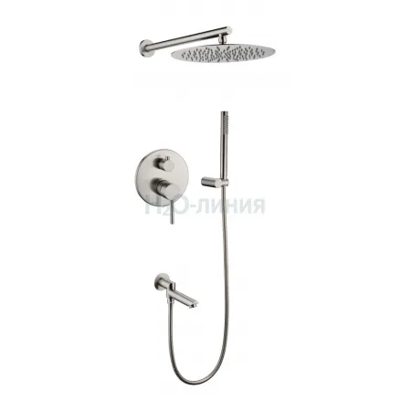 Душевая система скрытого монтажа Grocenberg GB5099NK-1 Никель