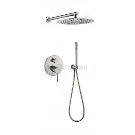 Душевая система скрытого монтажа Grocenberg GB5099NK-3 Никель Душевая система скрытого монтажа Grocenberg GB5099NK-3 Никель