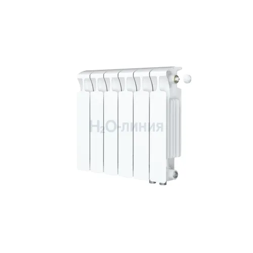 Радиатор биметаллический RIFAR MONOLIT VENTIL 300 х 6 секций нижнее правое подключение, R-MN-300-06-VR