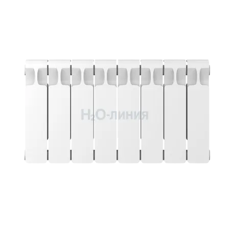 Радиатор биметаллический RIFAR MONOLIT 300 х 8 секций боковое подключение, R-MN-300-08