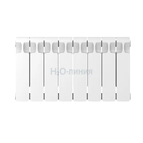 Радиатор биметаллический RIFAR MONOLIT 300 х 8 секций боковое подключение, R-MN-300-08