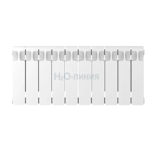 Радиатор биметаллический RIFAR MONOLIT 300 х 10 секций боковое подключение, R-MN-300-10