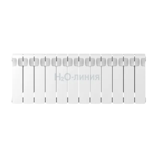 Радиатор биметаллический RIFAR MONOLIT 300 х 12 секций боковое подключение, R-MN-300-12