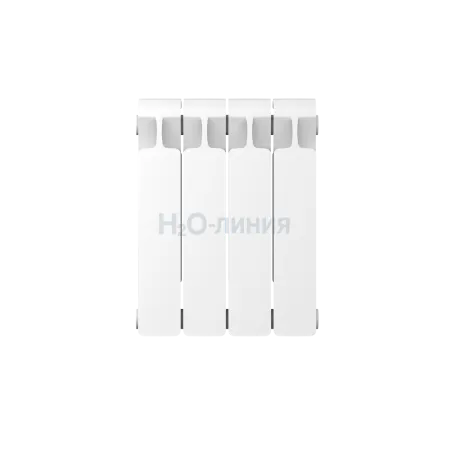 Радиатор биметаллический RIFAR MONOLIT 350 х 4 секции боковое подключение, R-MN-350-04