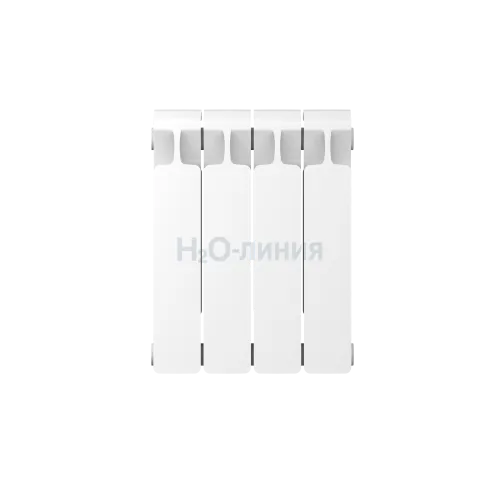 Радиатор биметаллический RIFAR MONOLIT 350 х 4 секции боковое подключение, R-MN-350-04