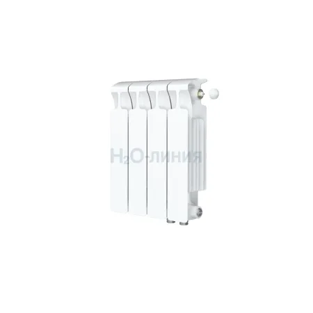 Радиатор биметаллический RIFAR MONOLIT VENTIL 350 х 4 секции нижнее правое подключение, R-MN-350-04-VR