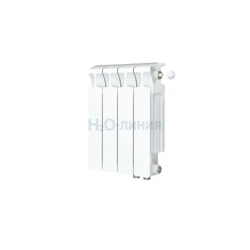 Радиатор биметаллический RIFAR MONOLIT VENTIL 350 х 4 секции нижнее правое подключение, R-MN-350-04-VR