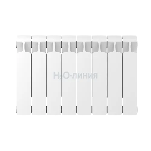Радиатор биметаллический RIFAR MONOLIT 350 х 8 секций боковое подключение, R-MN-350-08