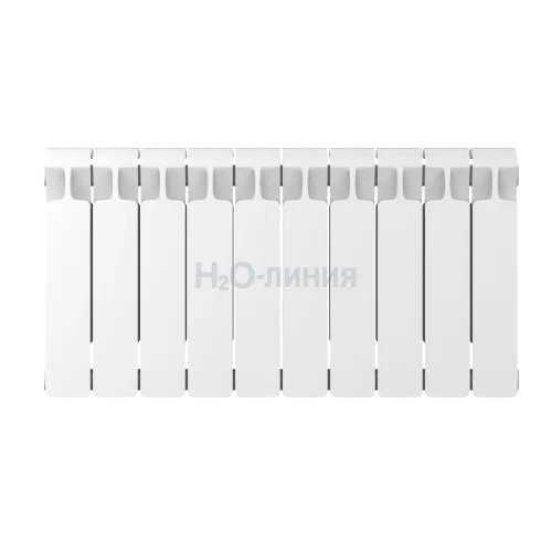 Радиатор биметаллический RIFAR MONOLIT 350 х 10 секций боковое подключение, R-MN-350-10
