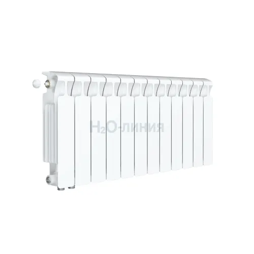 Радиатор биметаллический RIFAR MONOLIT VENTIL 350 х 12 секций нижнее левое подключение, R-MN-350-12-VL