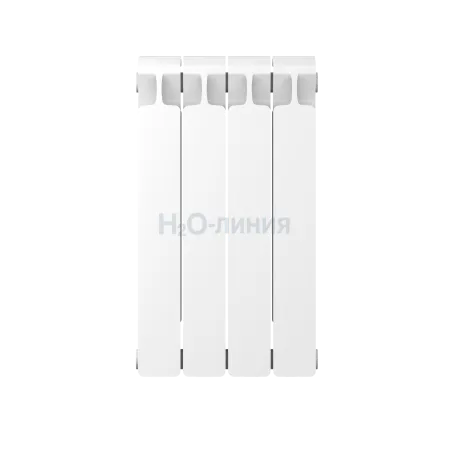 Радиатор биметаллический RIFAR MONOLIT 500 х 4 секций боковое подключение, R-MN-500-04