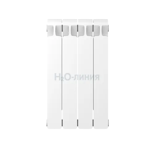 Радиатор биметаллический RIFAR MONOLIT 500 х 4 секций боковое подключение, R-MN-500-04