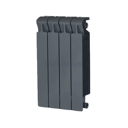 Радиатор биметаллический RIFAR MONOLIT 500 х 4 секции АНТРАЦИТ боковое подключение, R-MN-500-04-AN