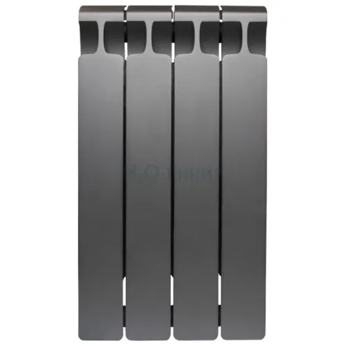 Радиатор биметаллический RIFAR MONOLIT 500 х 4 секции ТИТАН боковое подключение, R-MN-500-04-TI