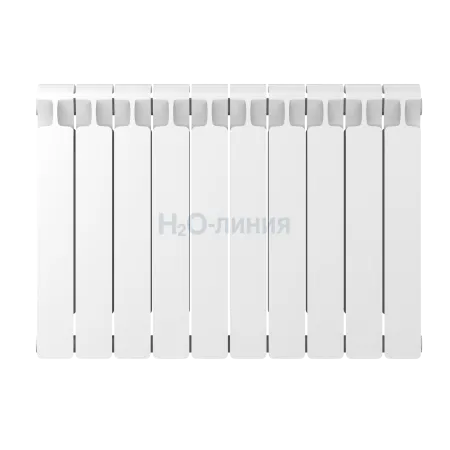 Радиатор биметаллический RIFAR MONOLIT 500 х 10 секций боковое подключение, R-MN-500-10