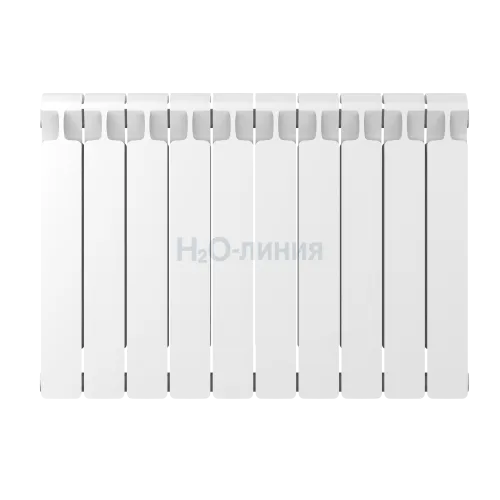 Радиатор биметаллический RIFAR MONOLIT 500 х 10 секций боковое подключение, R-MN-500-10