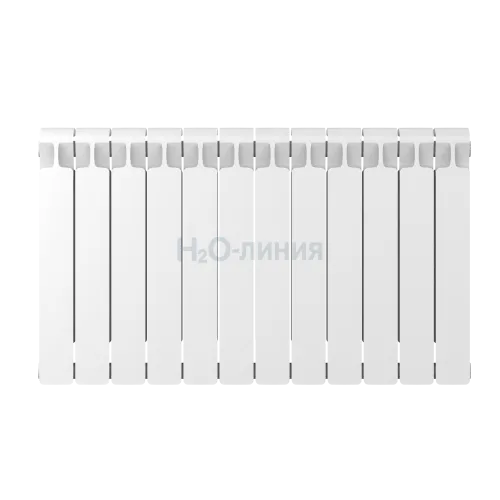 Радиатор биметаллический RIFAR MONOLIT 500 х 12 секций боковое подключение, R-MN-500-12