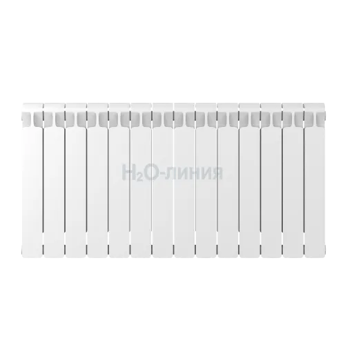 Радиатор биметаллический RIFAR MONOLIT 500 х 14 секций боковое подключение, R-MN-500-14