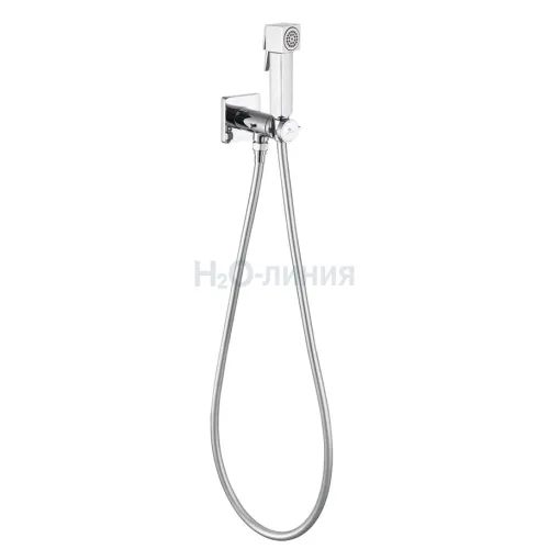 Смеситель Прогрессивный  встраиваемый с гигиеническим душем Grocenberg GB005CR Хром