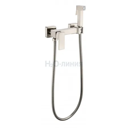 Смеситель с гигиеническим душем Grocenberg GB101N Никель