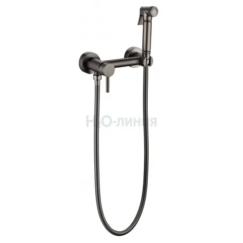Смеситель с гигиеническим душем  Grocenberg GB103N-BG Графит